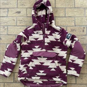North face Aztec fleece size S